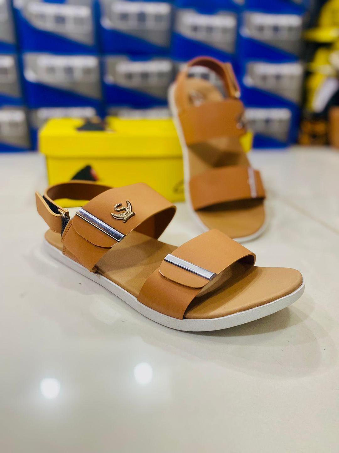 Lightweight Casual Men Rexine Sandals Available in multiple Size